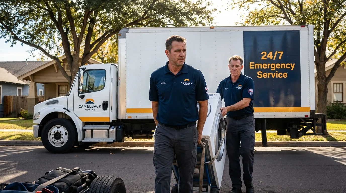 CamelBack Moving crew loading furniture in Pearl City, HI